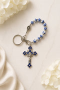 Claire Rosary Keychain