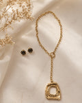 Juliette Gold Pendant Necklace & Earring Set